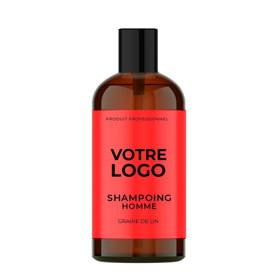 Shampoing Homme pour les salons de coiffure, à base de graine de lin