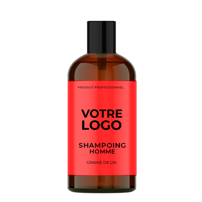 Shampoing Homme pour les salons de coiffure, à base de graine de lin