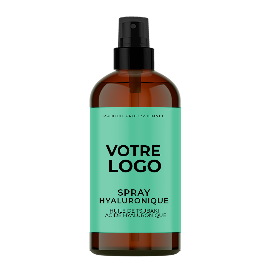 Spray hyaluronique pour les salons de coiffure, à base d'huile de tsubaki et d'acide hyaluronique