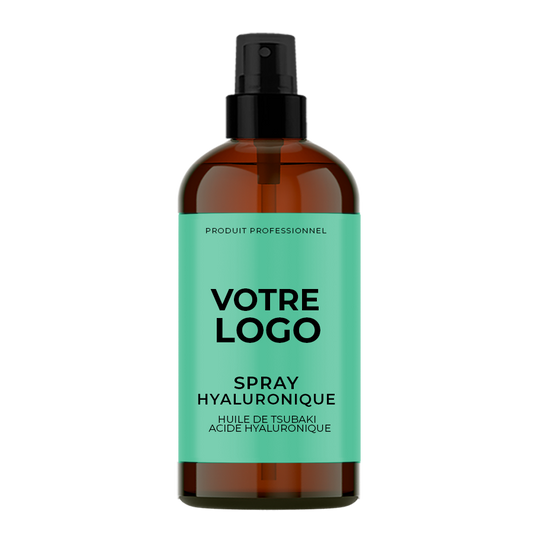 Spray hyaluronique pour les salons de coiffure, à base d'huile de tsubaki et d'acide hyaluronique